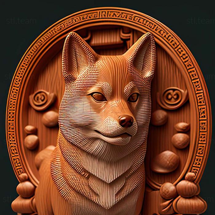 3D model shiba inu (STL)